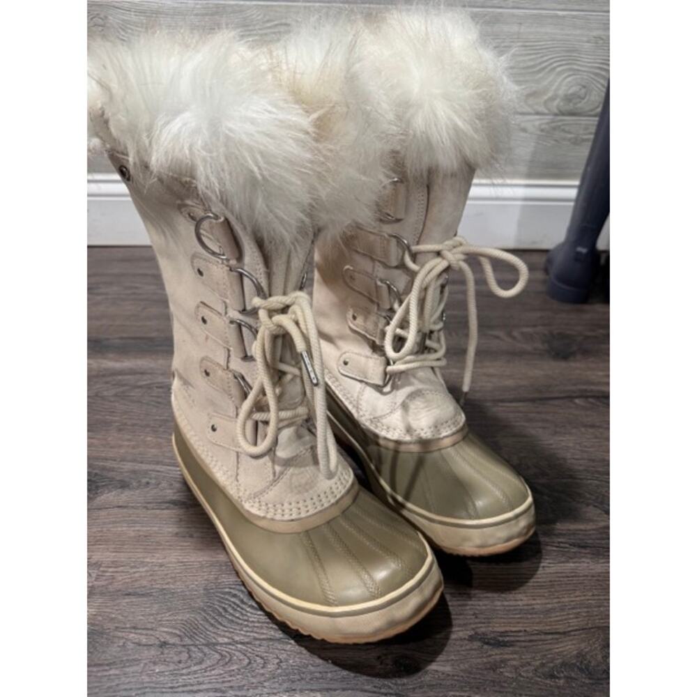 Sorel Joan of Arctic Women’s Waterproof Winter Snow Boots Size 10 Gray